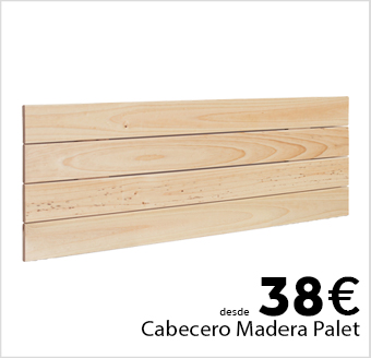 Cabecero madera estilo Palet